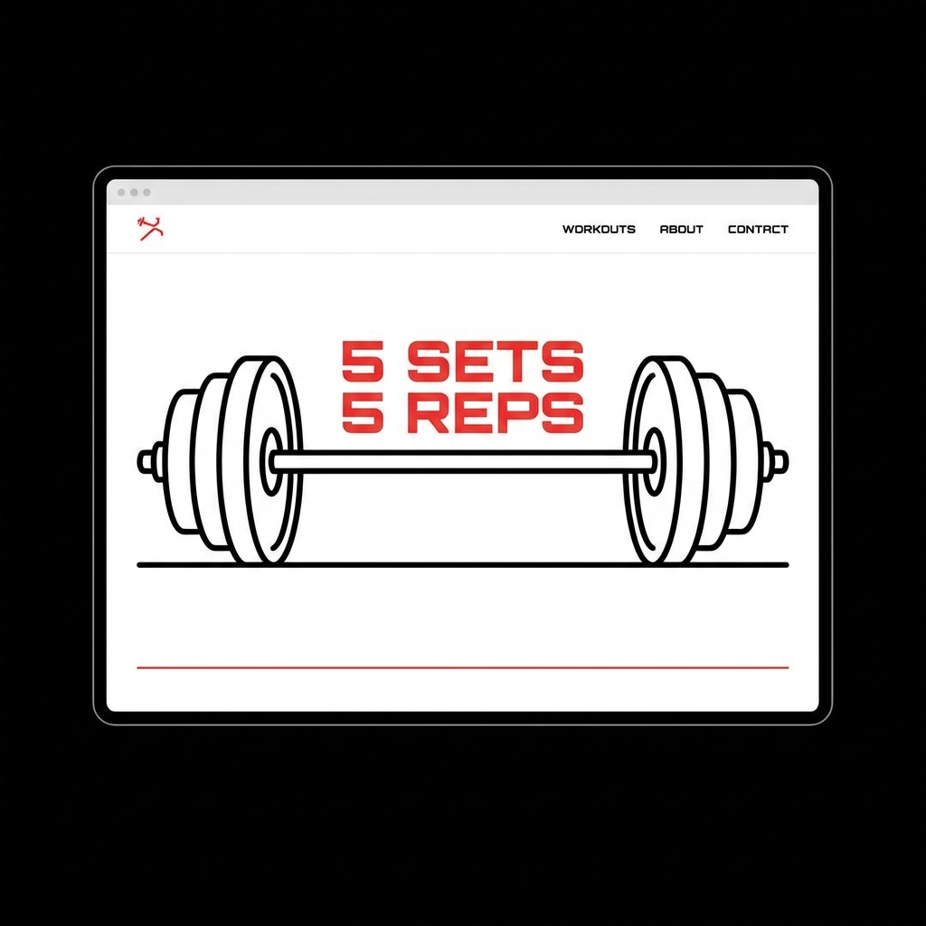Simplify your life: The 5x5 Workout.