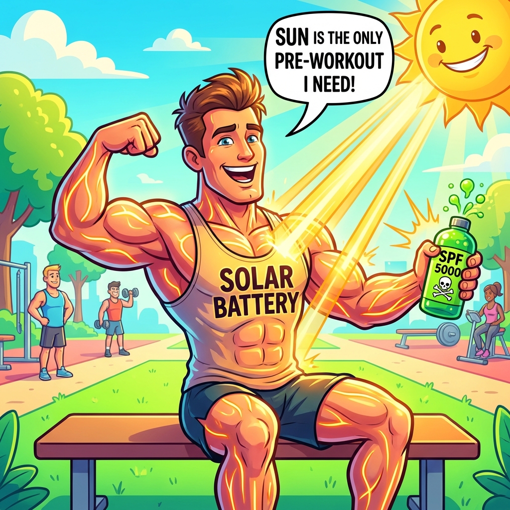 They want you weak. That's why they push Sunscreen.